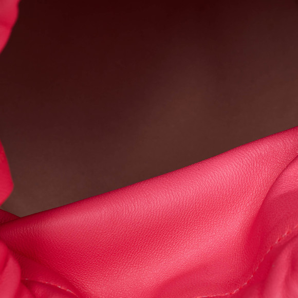 ALEXANDER MCQUEEN Neon Pink Leather The Soft Curve Bucket Bag - Picture 8 of 8